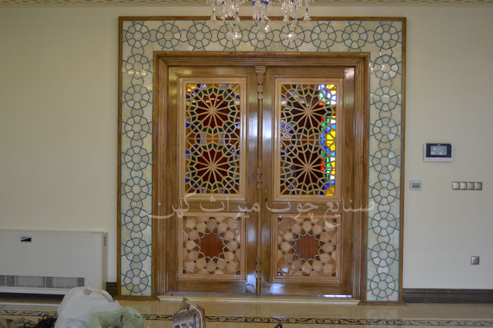 درب وروددی ویلایی گره چینی سنتی